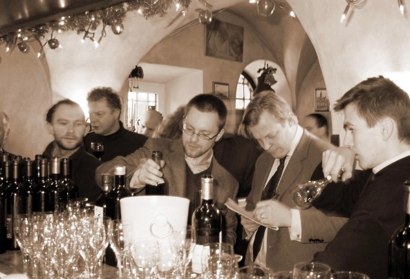 Degustacja win z wybrzeza TOSKANII zorganizowana przez mnie w Warszawie w 2006 r.